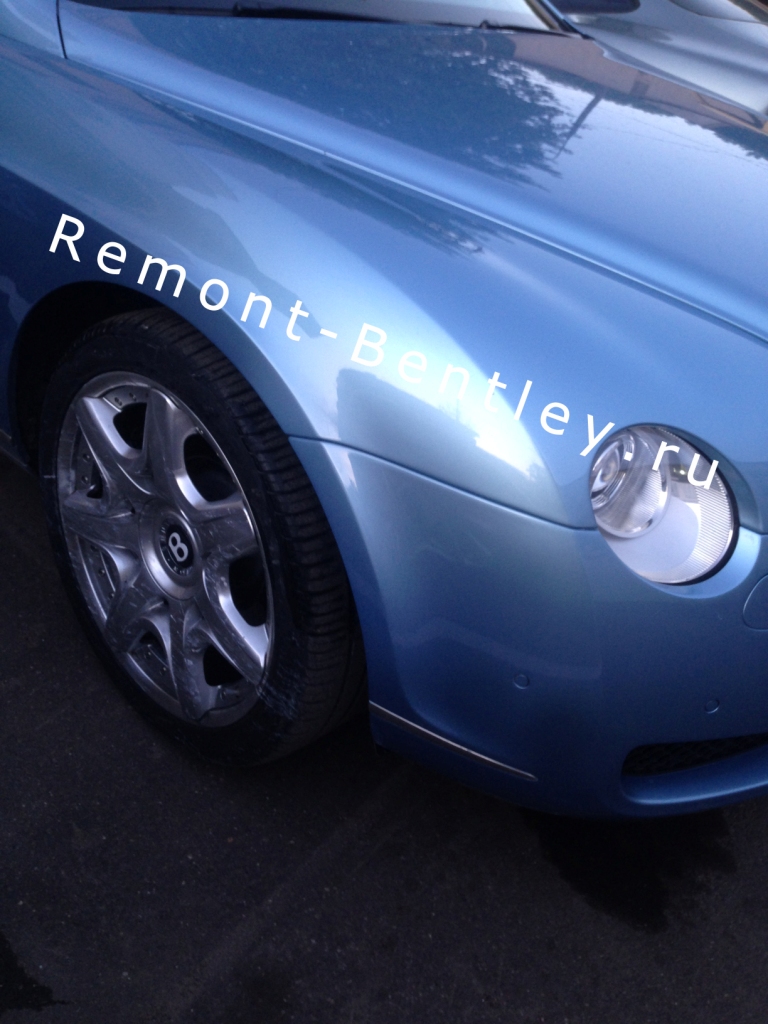 Кузовной ремонт и локальная покраска Bentley