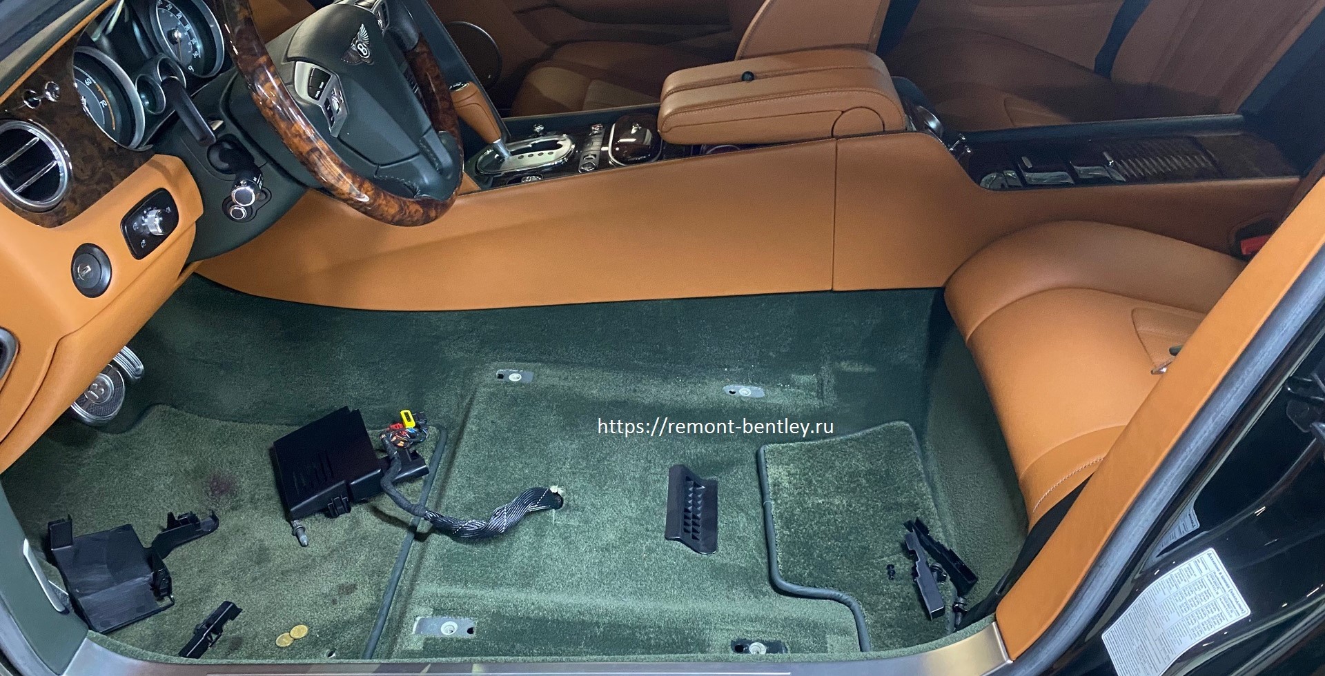 Ремонт электрики сидения Bentley